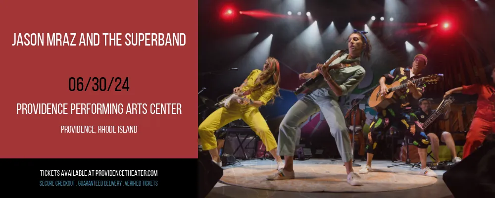 Jason Mraz and The Superband at Providence Performing Arts Center